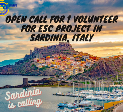 Open call for 1 volunteer for “FLY AFTER THE LOCKDOWN (FALO)” ESC project in Sardinia, Italy