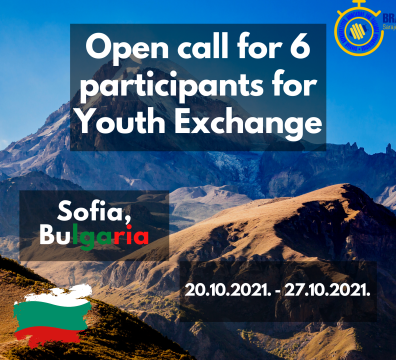 Open Call for 6 Participants for Youth Exchange in Sofia, Bulgaria – You And The Mount