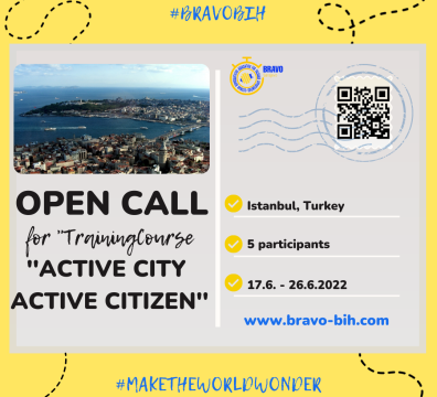 Open Call for 5 Participants for Training Course in Istanbul, Turkey