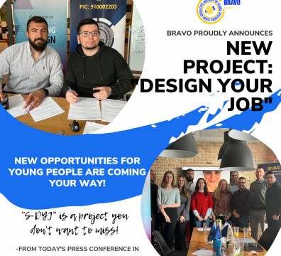 PRESS CONFERENCE FOR THE PROJECT „DESIGN YOUR JOB“: SARAJEVO, 11.4.2022.