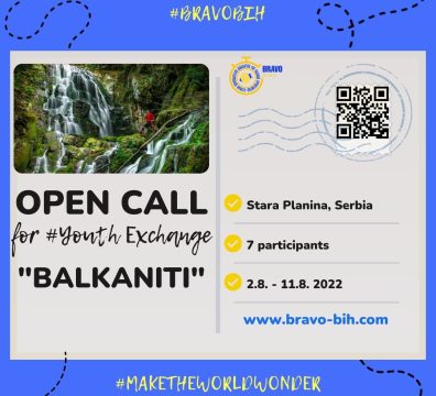 Open Call for 7 Participants for Youth Exchange in Stara Planina, Serbia
