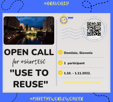 Open Call for 1 Participant for Short ESC in Domžale, Slovenia