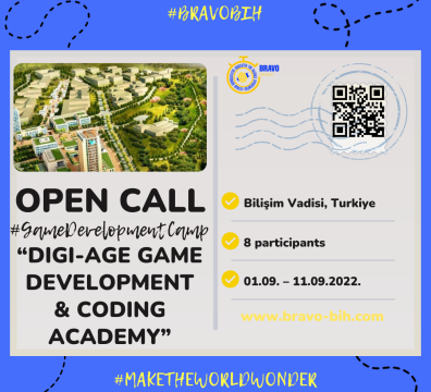 Open Call for 8 Participants for Game Development Camp in Bilişim Vadisi, Istanbul, Turkiye