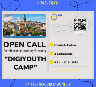 Open Call for 2 Participants for “DigiYouth Camp’’ in Istanbul, Turkiye