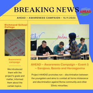 AHEAD – Awareness Campaign – Event 5 – Sarajevo, Bosnia and Herzegovina