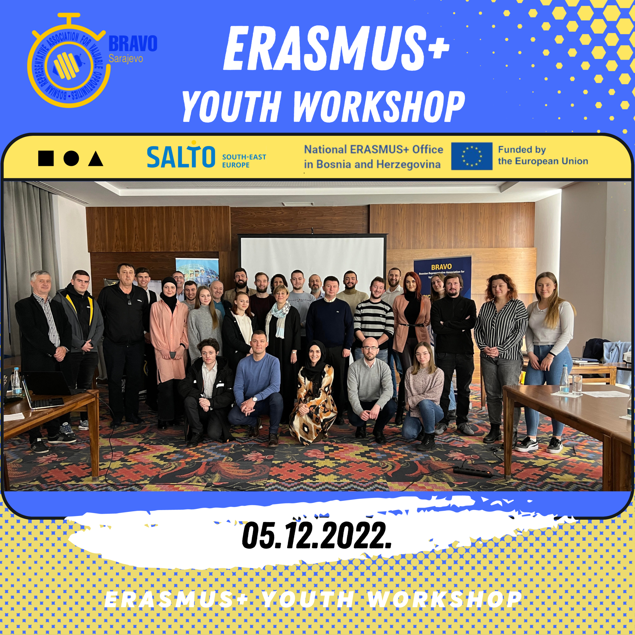 Erasmus+ Youth Workshop/Info Day – Sarajevo, Bosnia and Herzegovina
