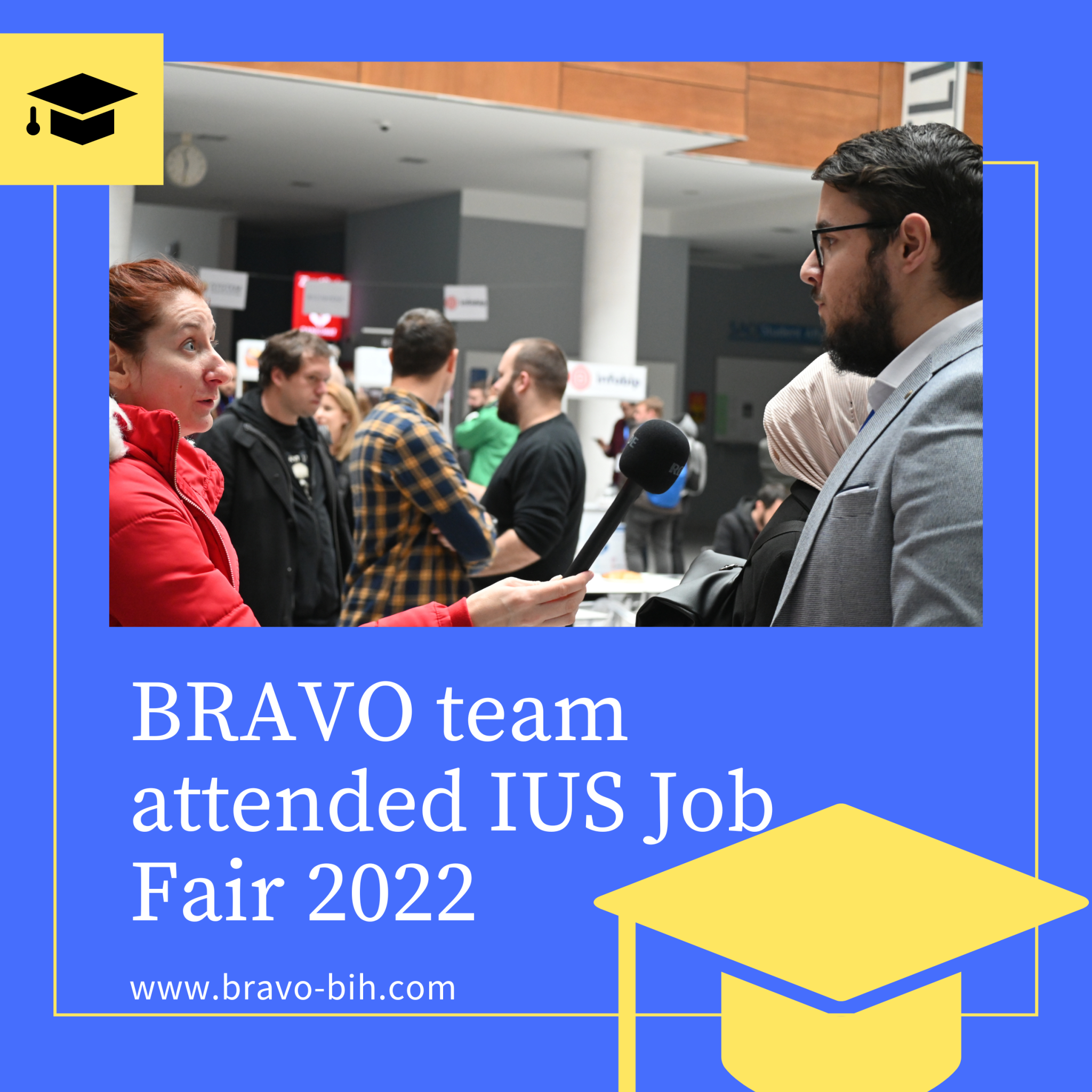 BRAVO team attended IUS Job Fair 2022
