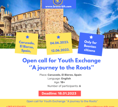  Open call for 6 participants for Youth Exchange ‘’A journey to the Roots’’ in Carucedo, El Bierzo, Spain