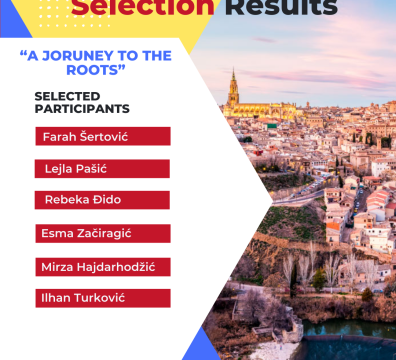  Selection results for the project  ”A Journey to the Roots” in Carucedo, El Bierzo, Spain