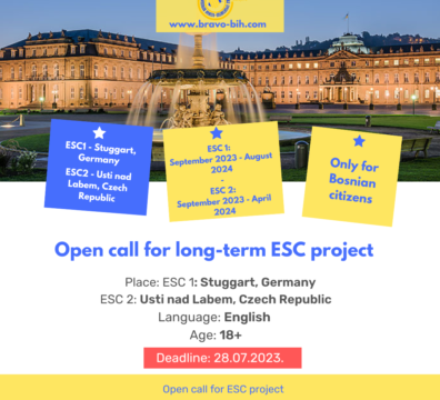 Open Call for Participants for ESC missions in Germany and Czech Republic