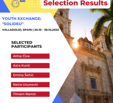 Selection Results for Project “SolidEU” in Valladolid, Spain