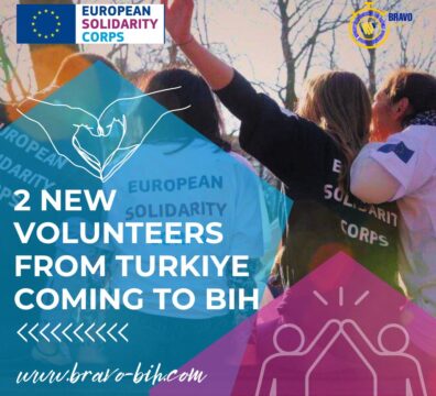 TWO NEW VOLUNTEERS ARE COMING TO BOSNIA AND HERZEGOVINA