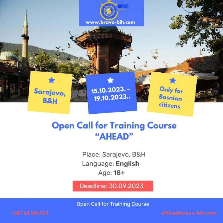 Open Call for 60 Participants for AHEAD Local Training