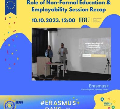 #ErasmusDays Event at International Burch University