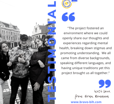 Testimonials – Youth Exchange ”Health Up” in Bran, Romania