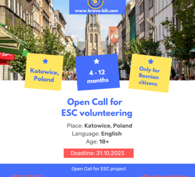 Open call for European Solidarity Corps project in Katowice, Poland