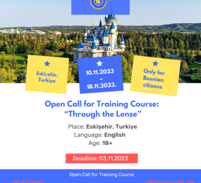 Open call for 4 participants for Training Course ”Through the Lens” in Turkiye