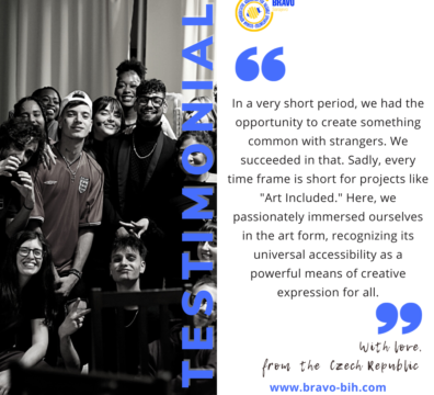 Testimonials – Youth Exchange ”Art Included” in Czech Republic