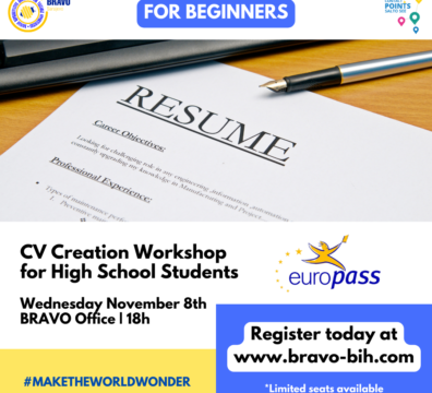 CV Creation Workshop for High School Students