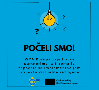 WYA Europa zajedno sa partnerima iz 5 zemalja započela sa implementacijom projekta virtualne razmjene 