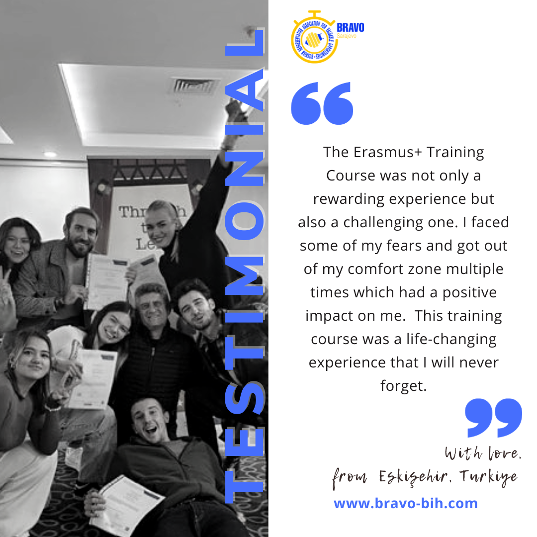 Testimonials – Training Course ”Through the Lens”  in Eskişehir, Turkiye