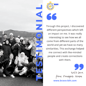 Testimonials – Youth Exchange ”Dream After Covid” in Penagos, Spain