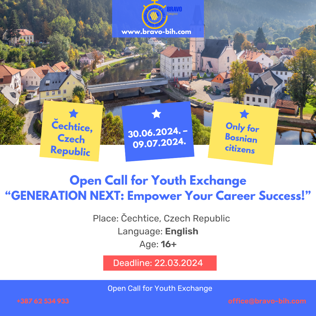 Open Call for 5 participants for Youth Exchange in Čechtice, Czech Republic