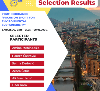 Selection results for Youth Exchange “Focus on Sport for Environmental Sustainability”