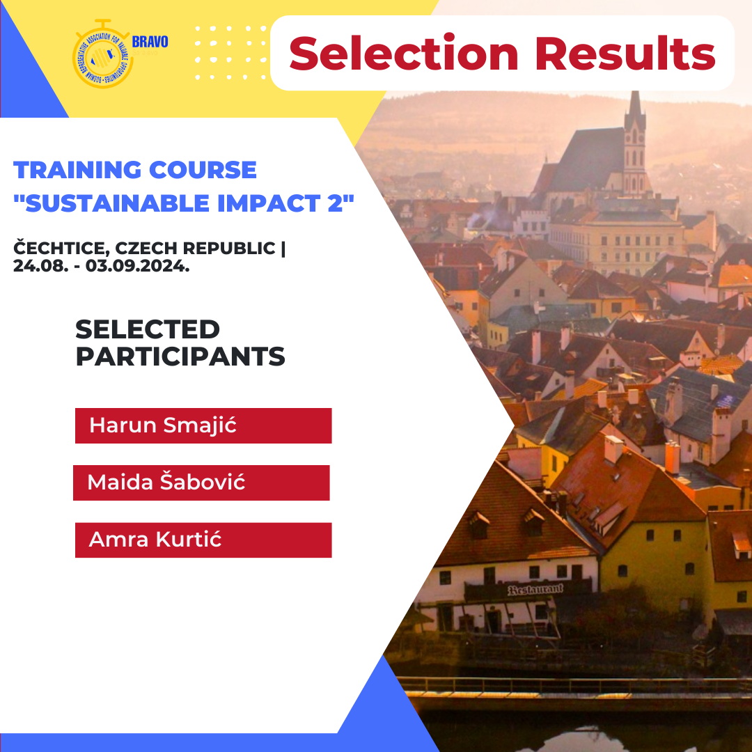 Selection Results for Training Course “Sustainable ImPACT 2“