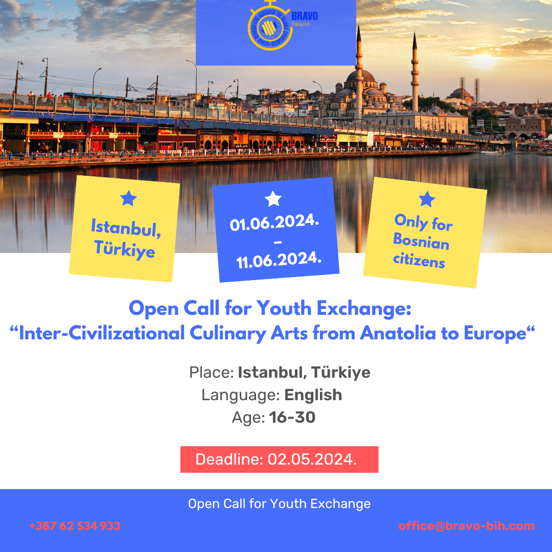 Open Call for 6 Participants for Youth Exchange in Istanbul, Türkiye