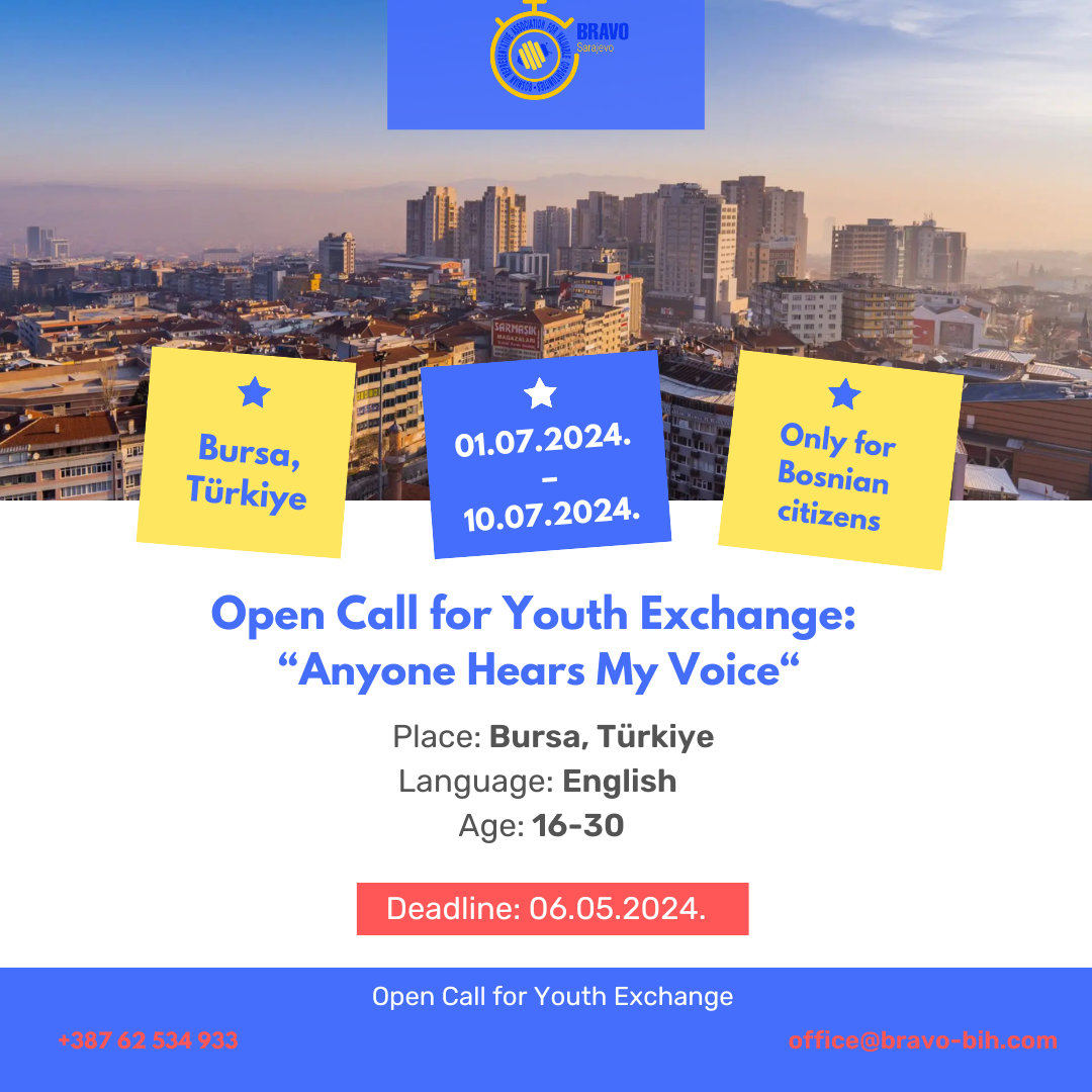 Open Call for 7 Participants for Youth Exchange in Bursa, Türkiye