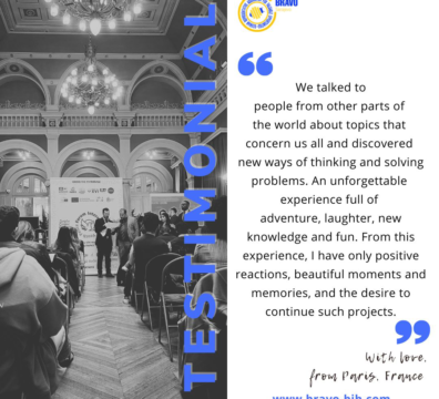 Testimonials – “International Youth Peace Forum“ in Paris, France