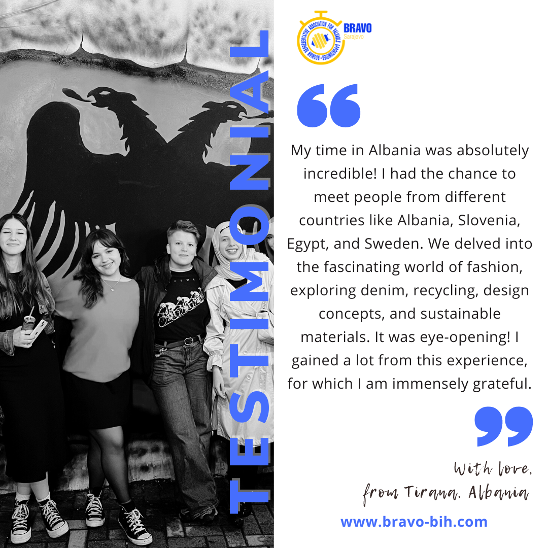 Testimonials – Youth Exchange „Second Chance“ in Tirana, Albania