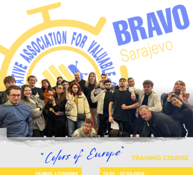 Training Course “Colors of Europe“ in Vilnius, Lithuania
