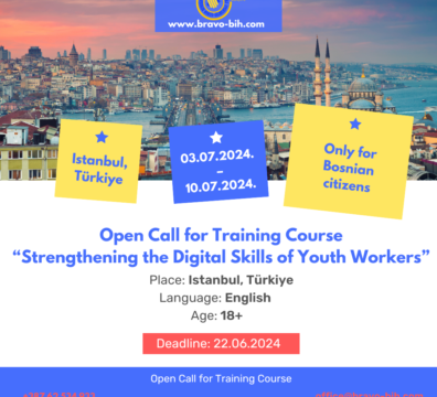 Open call for 4 participants for Training Course in Istanbul, Türkiye