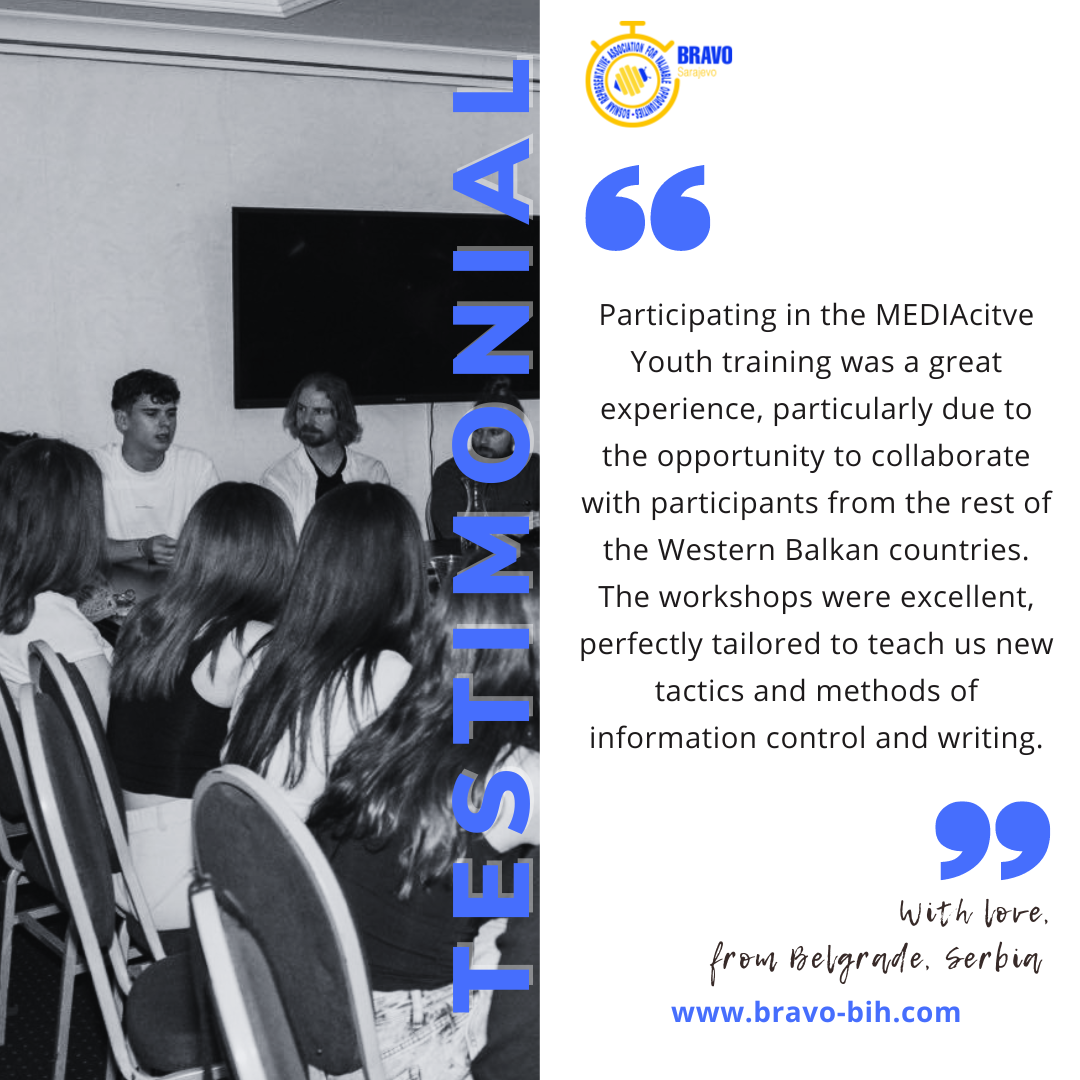 Testimonials: MEDIActive Youth in Belgrade, Serbia