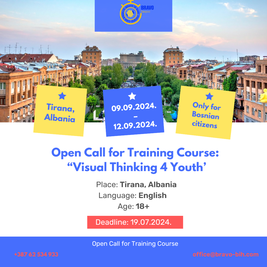 Open Call for 8 Participants for Training Course in Tirana, Albania