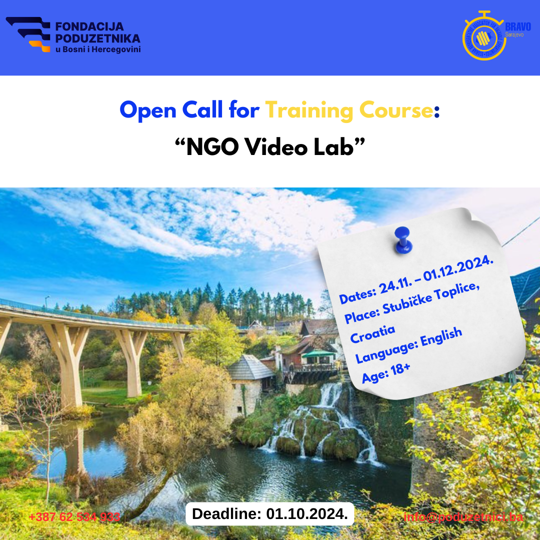 Open Call for 4 participants for Training Course in Stubičke Toplice, Croatia