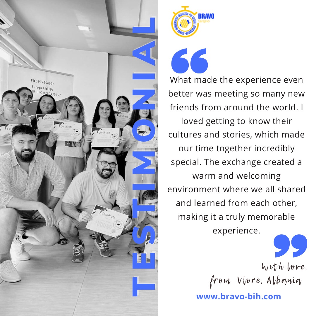 Testimonials: Engage, Connect and Empower Youth for a Sustainable Future in Vlorë, Albania