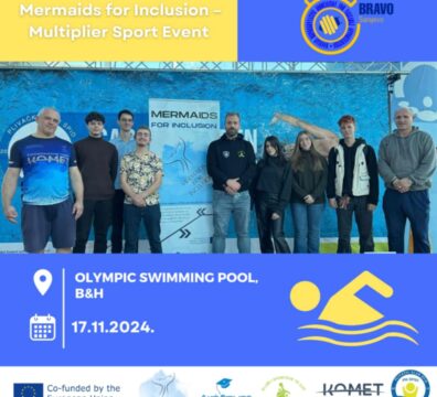 Finswimming Competition in Sarajevo: Mermaids for Inclusion Project