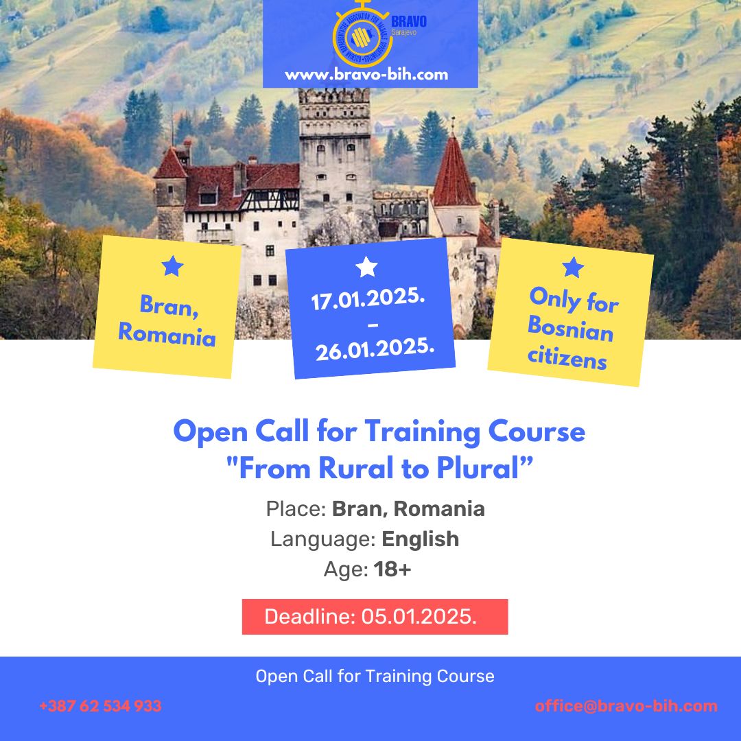 Open Call for Training Course “From Rural to Plural” in Bran, Romania