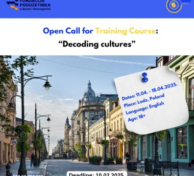 Open Call for Training Course “Decoding Cultures” in Lodz, Poland