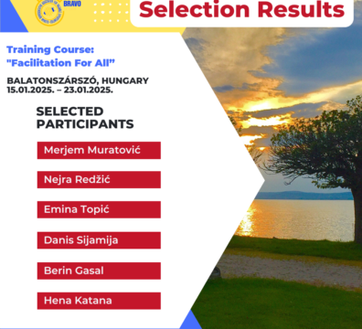 Selection results for “Training Course “Facilitation For All”