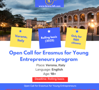 Open Call: Erasmus for Young Entrepreneurs with Oriel, Italy