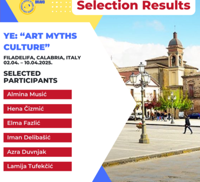 Selection Results for YE “Art Myths Culture”