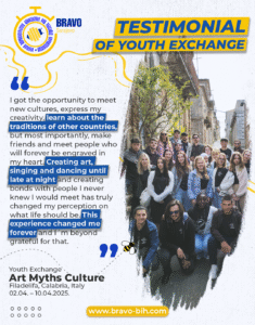 Testimonials of Youth Exchange “Art Myths Culture”