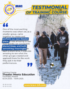 Testimonial of Training Course “Theatre Meets Education”