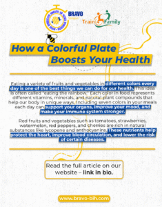 Train4Family – Colorful plate for better life