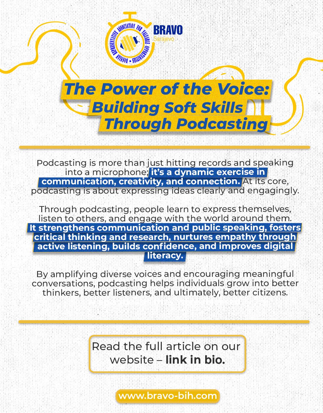 The Power of the Voice: Building Soft Skills Through Podcasting