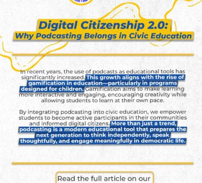 Digital Citizenship 2.0: Why Podcasting Belongs in Civic Education